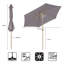 Avianna 270cm Market Parasol-908002451-908002450