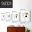Reproduction encadrée Shapes and Lines II - bois massif-197218752-197218753