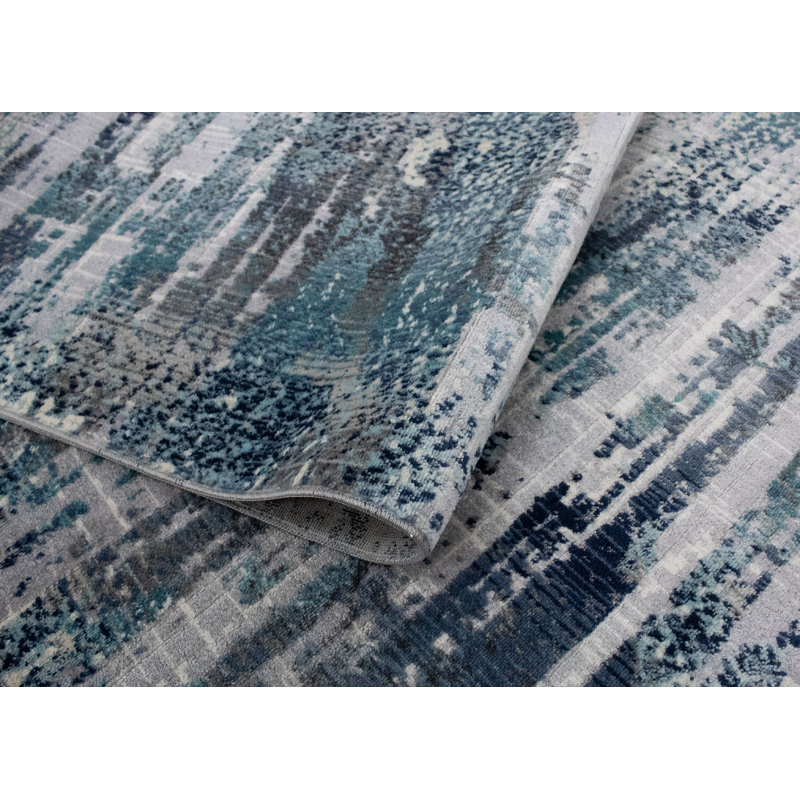 Blazek Abstract Indoor Rug, Runner 1'10" x 6'
