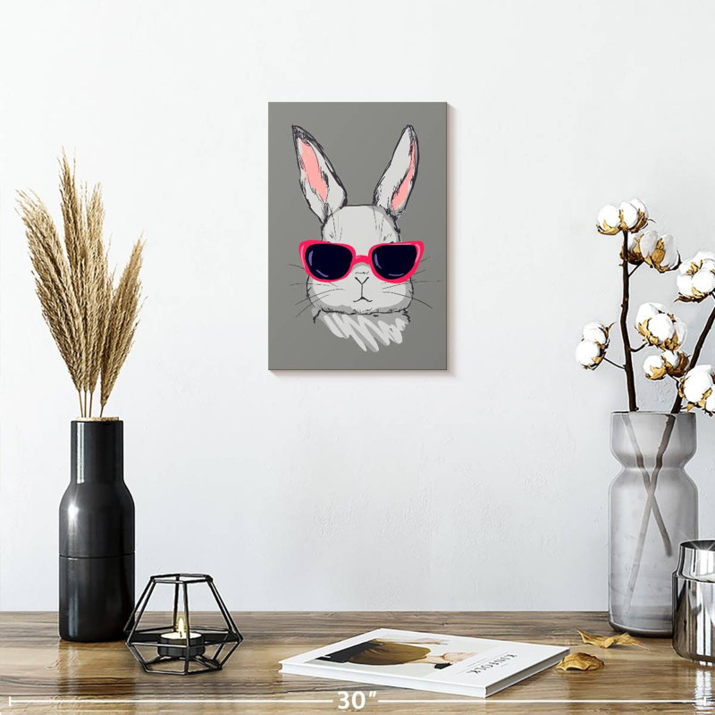 Brampt Cool Bunny, 12" H x 8" W