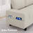Modern Style Indoor Loveseat With Side Pockets-1500327227
