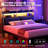 Adjustable Upholstered Head Board with Storage