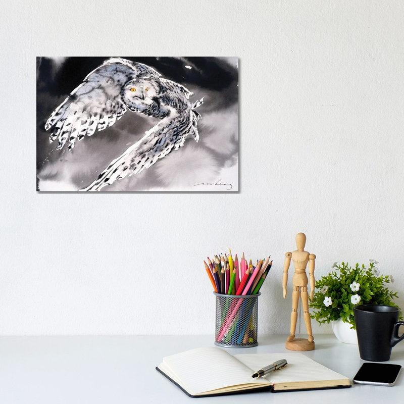 Snowy Owl II by Soo Beng Lim - Wrapped Canvas Print