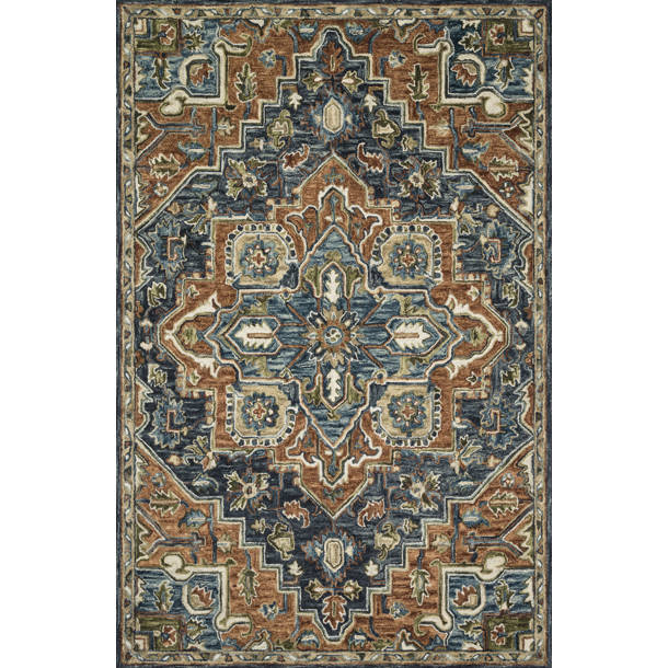 Darby Home Co Barba Hand Hooked Wool Oriental Rug & Reviews | Wayfair