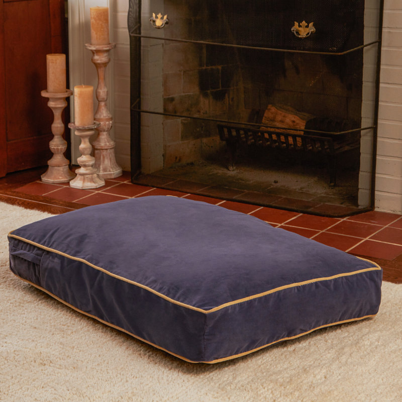 Lit pour chien Olivarez Classic, Petit (L 36 po x l 24 po x H 5 po), En jean