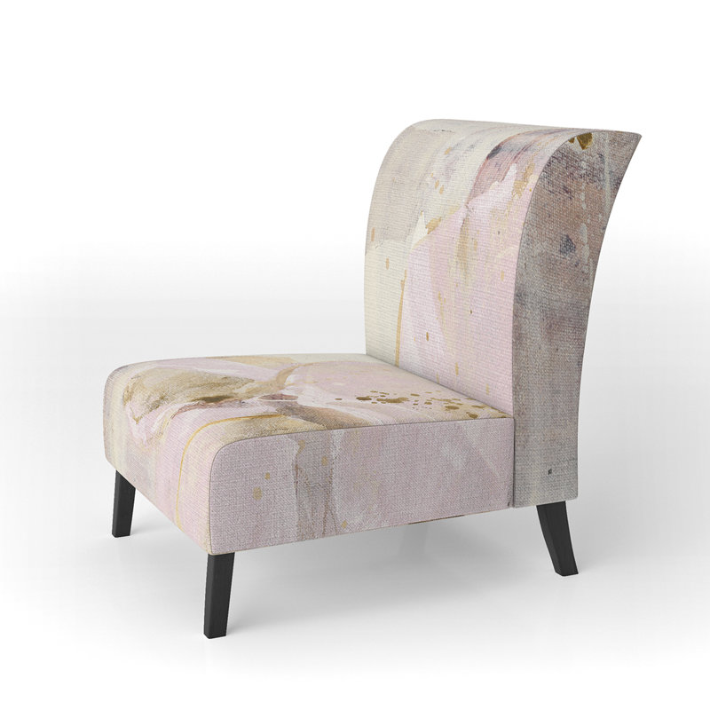 Fauteuil de chambre rembourré Elegance I Pink - Shabby Elegance