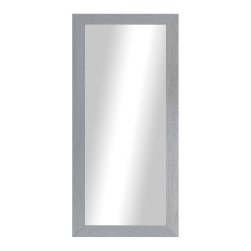 Miroir en bois franc Ebark Designs Ebark - chêne rouge 2 po, 15 po x 30 po, Gris