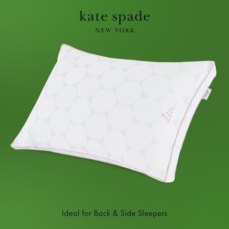 kate spade new york Joy Dot Endless Loft Bed Pillow, inch gusset
