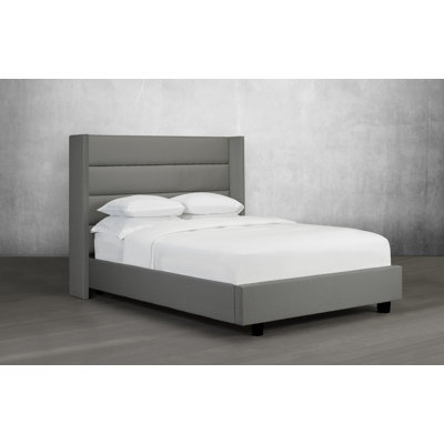 Lit plateforme tapissier Haxby