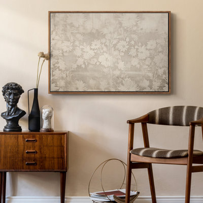 «Vintage Botanical Print-I», toile tendue avec châssis encadré