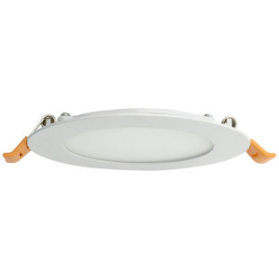 Luminaire encastré rond à panneau mince