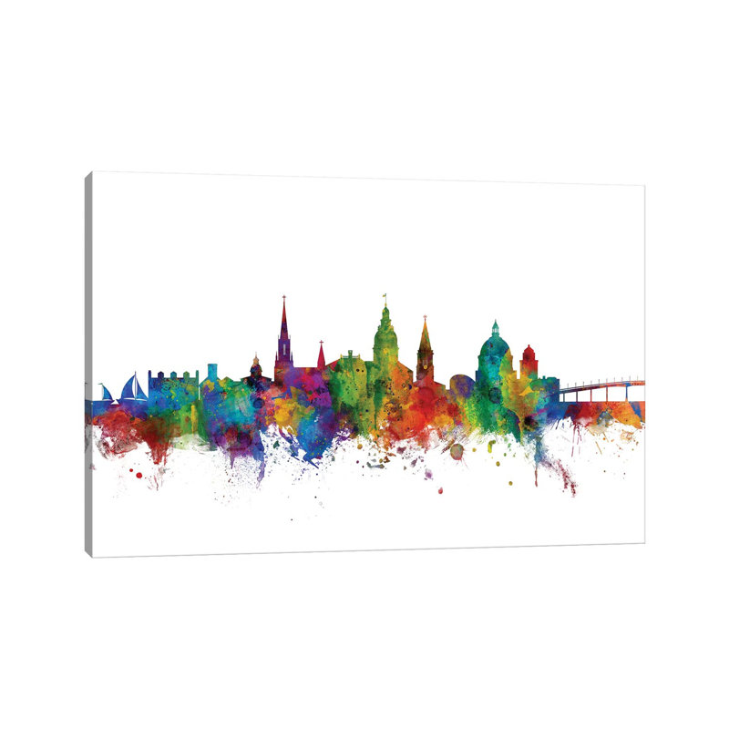 Annapolis, Maryland Skyline by Michael Tompsett - Wrapped Canvas Gallery-Wrapped Canvas Giclée