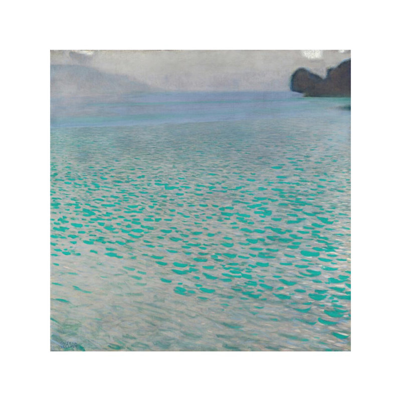 «On Lake Attersee» par Gustav Klimt - Estampe numérique, H 40 po x l 32 po