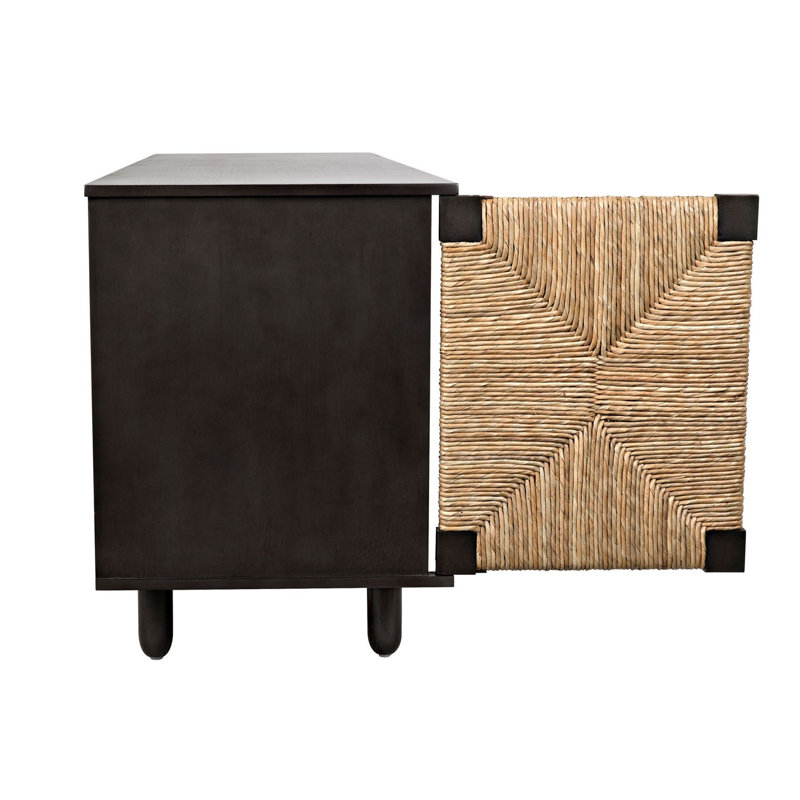 Brook Solid Wood Sideboard, Pale