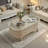 Cream white roller coffee table-103212922