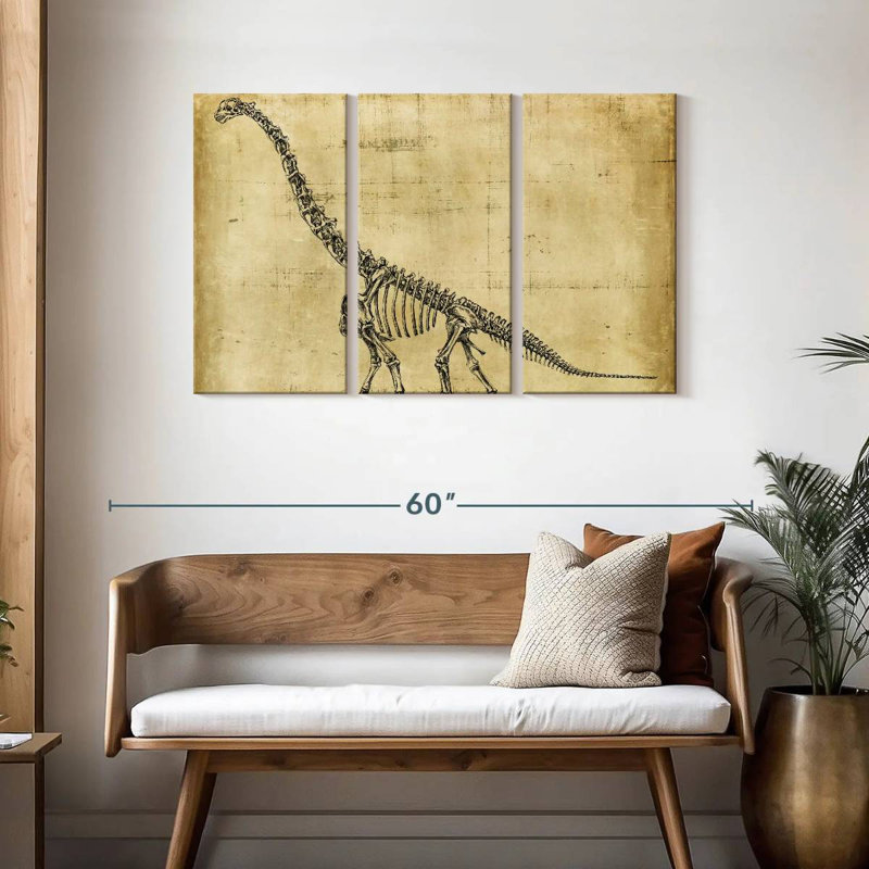 Brampt Brachiosaurus Study, 28" H x 45" W