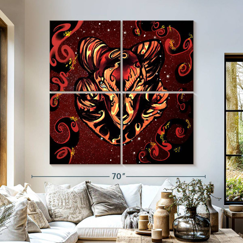 Adella Zodiac Collection Aries, 57" H x 57" W