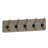 Nariaki Wall Mounted Solid Pine Wood Storage Rack with 5 Hanging Hooks-1774906604