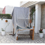 Block print quilt, throw and blanket for couch and bedding, Indian Fabric quilt, king size handmade quilt