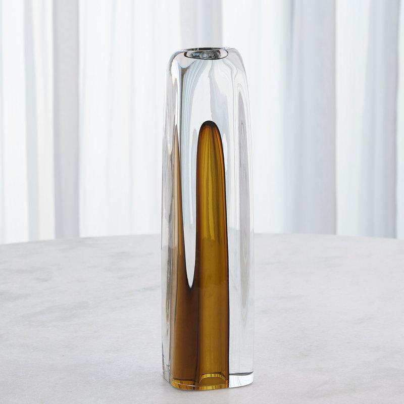 Glass Table Vase, Overall Height-  15.50"