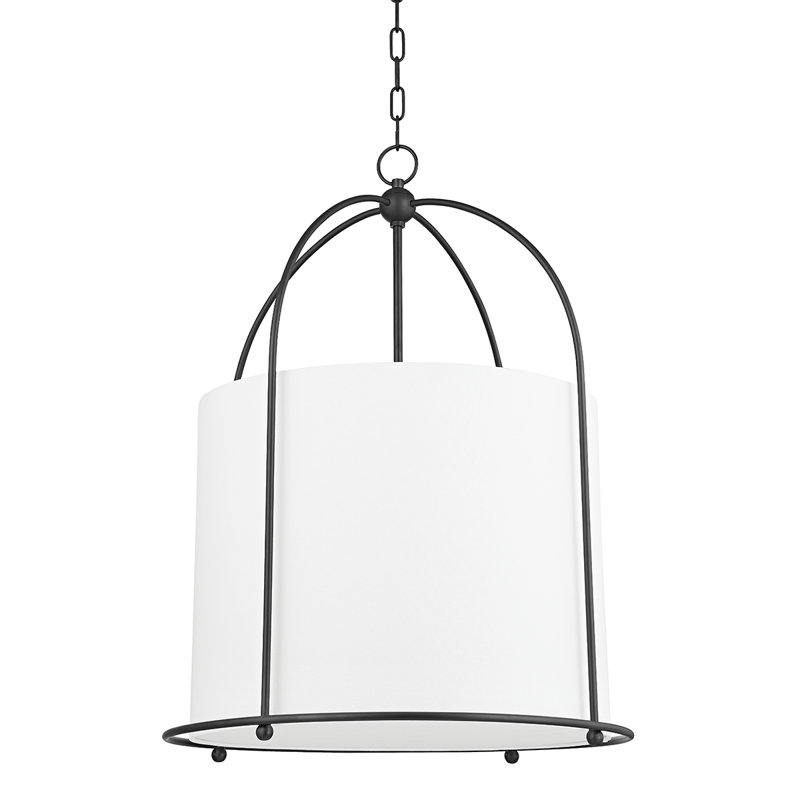 Lustre géométrique à 3 lumières Orlando, Laiton noir