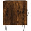 40cm W Iron Bedside Table-90406220
