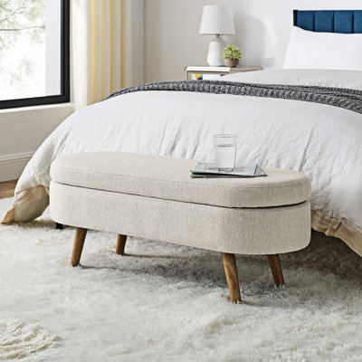 Jazmyn Upholstered Flip Top Storage Bench