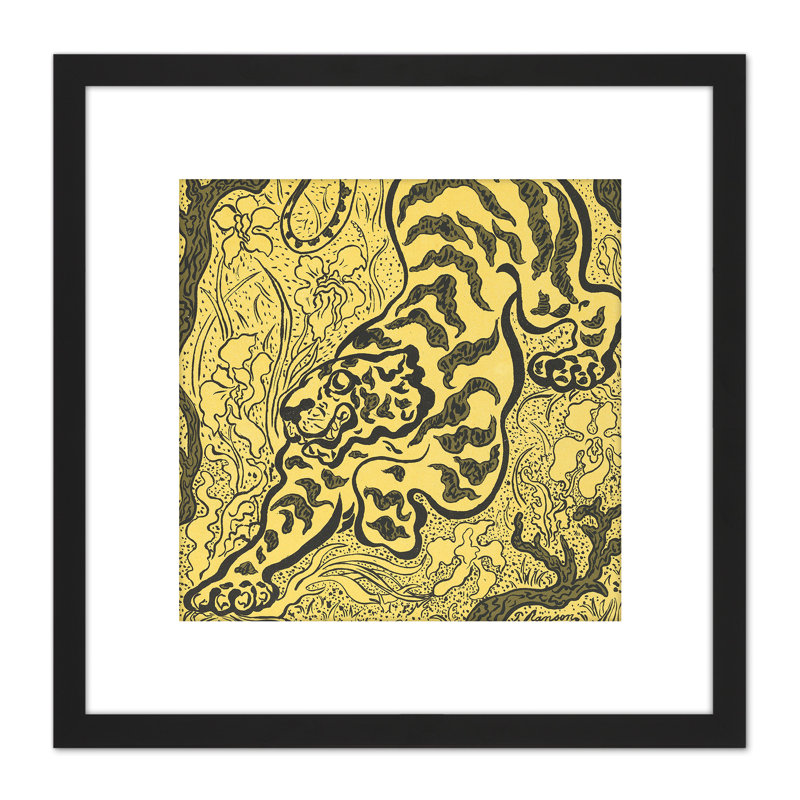Ranson Tiger In The Jungle - Single Picture Frame Painting