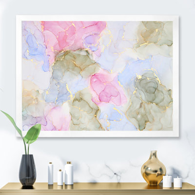 " Purple And Blue Luxury Abstract Fluid VI "