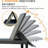 Set Of 2 Pool Lounge Chairs, 6-Position Adjustable Backrest, Resin Waterproof Chaise For Patio, Garden, And Deck-79287753