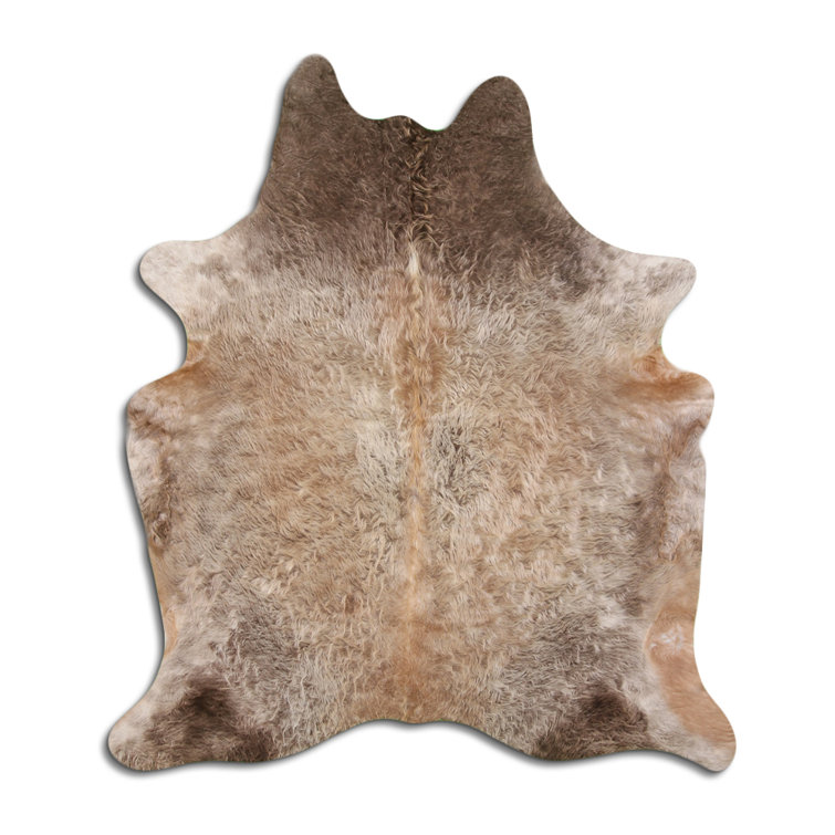 Gracie Oaks Cowhide Rug Exotic Champagne | Wayfair.co.uk