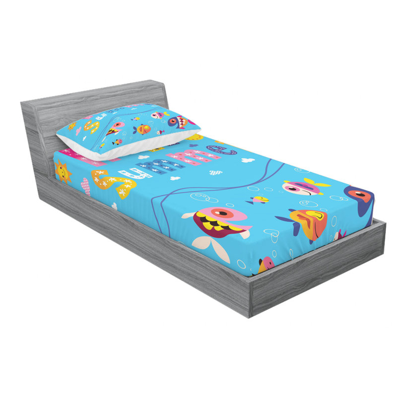 Microfiber Sheet Set, Twin Sheet Set with Pillowcase