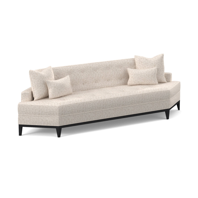 Perspective Sofa, Espresso, Fizz Ivory 100% Polyester