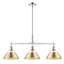 Luminaire suspendu linéaire à 3 lumières pour îlot de cuisine Weatherford-970020812-970020807
