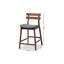 Tabouret de comptoir 24,4 po Finnerty-900868332