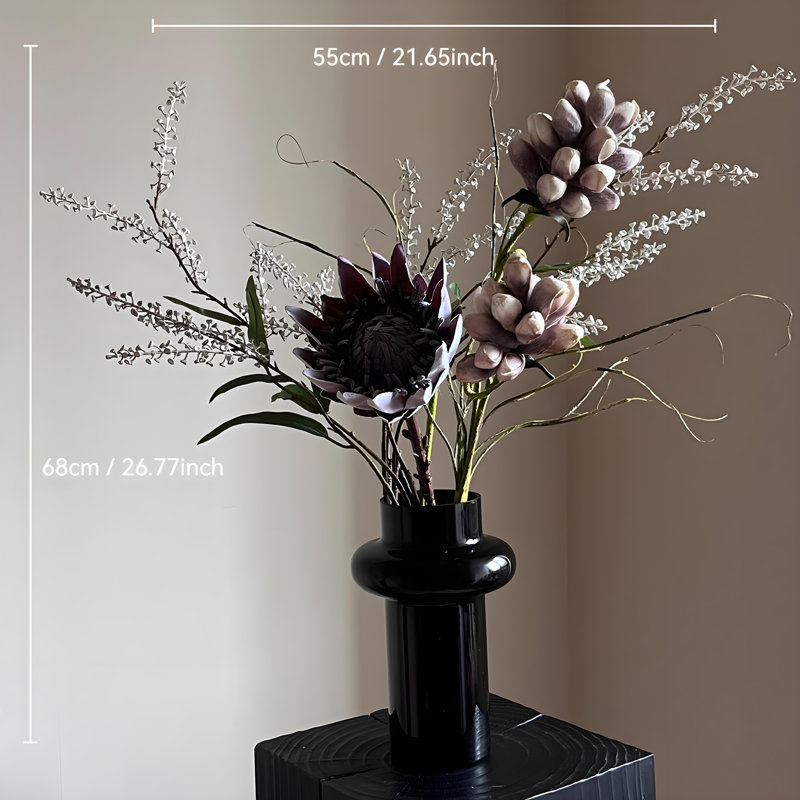 Ornements de fleurs simulées