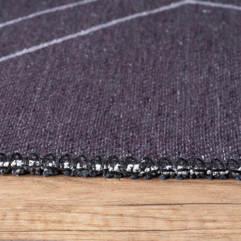 Tapis luxueux lavable à la machine, 4,9 x 7,5 pieds, 100% polyester, 1850 g / m², hauteur des poils: 0,2 pouce | Envers écologique en polyester recyclé | Parfait pour le salon et la chambre à coucher, conception douce et durable