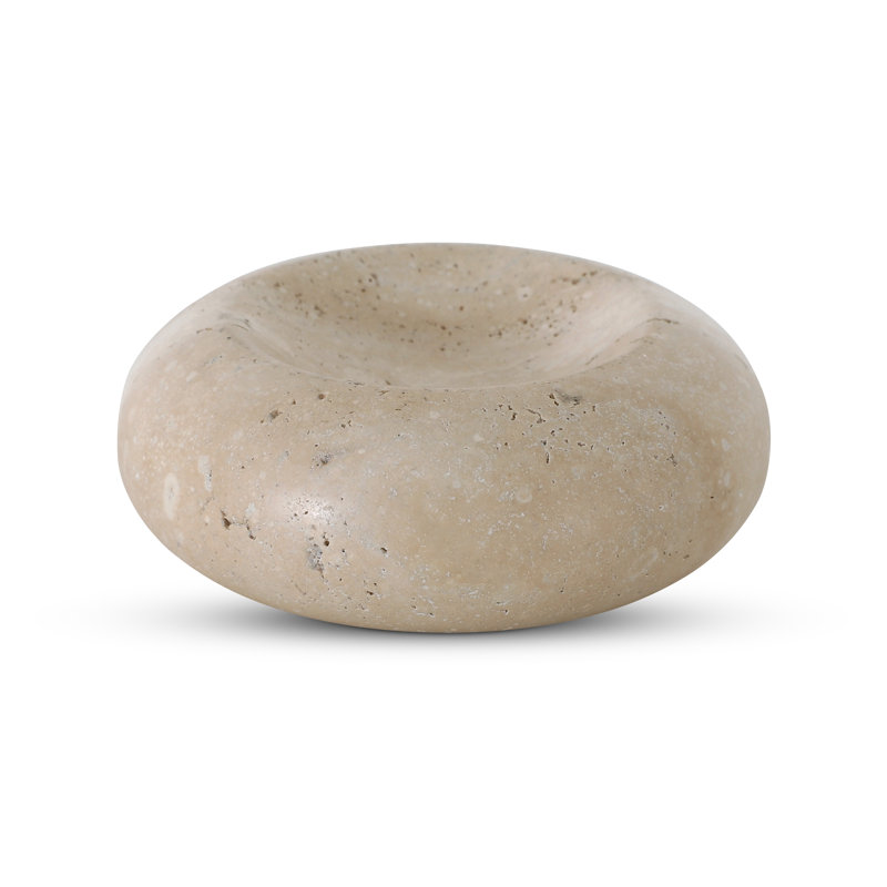 Neso Handmade Travertine Decorative Bowl