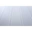 Carreau de plafond blanc en polystyrène 1,63 pi x 1,63 pi