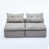 Chenille gris pâle