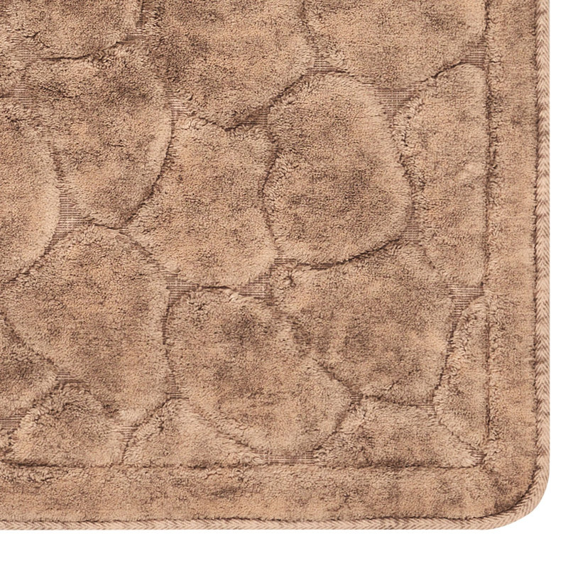 Ensemble de 2 tapis de bain Millgrove, Brun