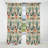 Teal And Beige Ikat Mosaic Fusion - Ikat Curtain - Blackout Ikat Curtain - 1 Panels-107535670