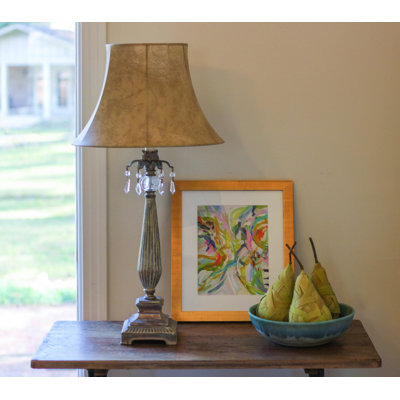 Faux Snakeskin Slanted Softback Parchment Lampshade