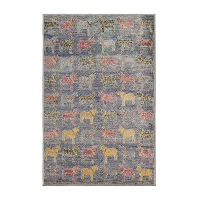 Tapis abstrait moderne 4988