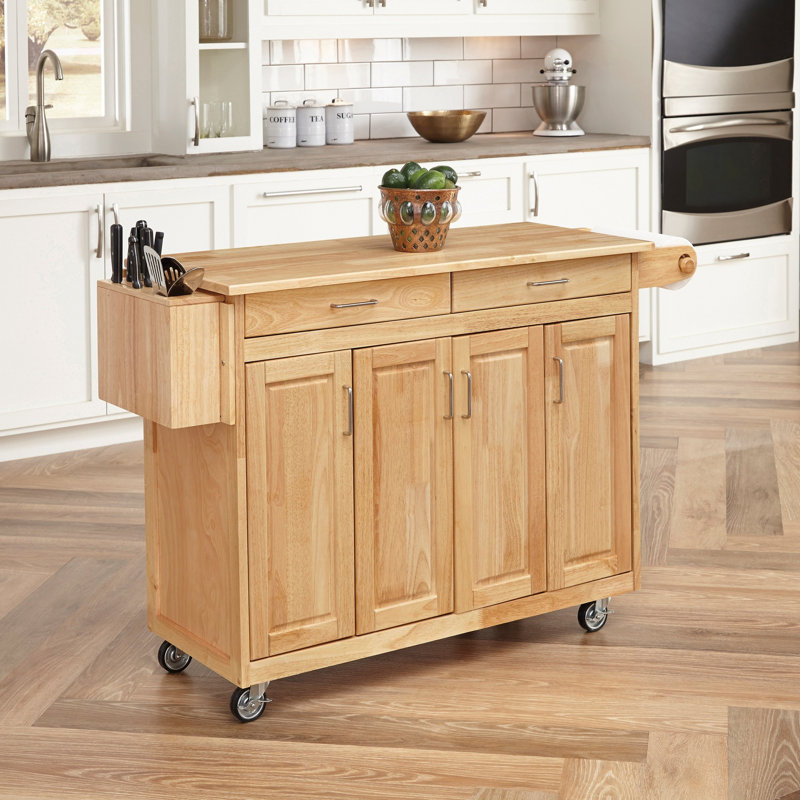 Locust Grove Kitchen Cart with Wood Top