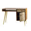 Rosemont Solid Wood Top Metal Base Writing Desk