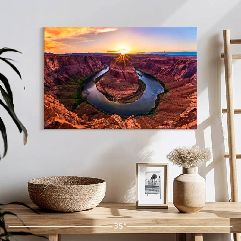 Alvord Sunrise At Horseshoe Bend, H 16 po x l 24 po
