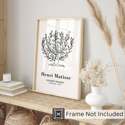 «Botanical Henri Matisse», reproduction d'art moderne sans cadre
