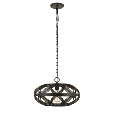 Luminaire suspendu géométrique à 1 lumière Bakker