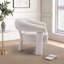 Chaise d'appoint de salon en chenille avec structure en bois massif 32,5 po Kendall-130576071